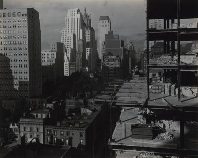 Från mitt fönster på An American Place, norr av Alfred Stieglitz
