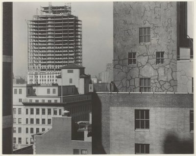 Från mitt fönster på An American Place, sydväst av Alfred Stieglitz