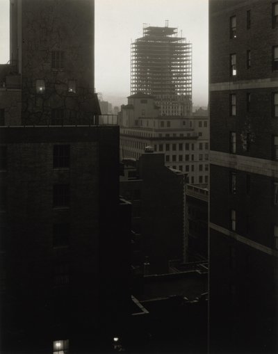 Från mitt fönster på An American Place, sydväst av Alfred Stieglitz