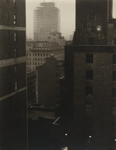 Från mitt fönster på An American Place, sydväst av Alfred Stieglitz