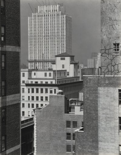Från mitt fönster på An American Place, sydväst av Alfred Stieglitz