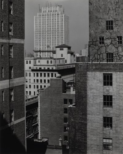 Från mitt fönster på An American Place, sydväst av Alfred Stieglitz