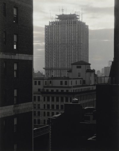 Från mitt fönster på An American Place, sydväst av Alfred Stieglitz