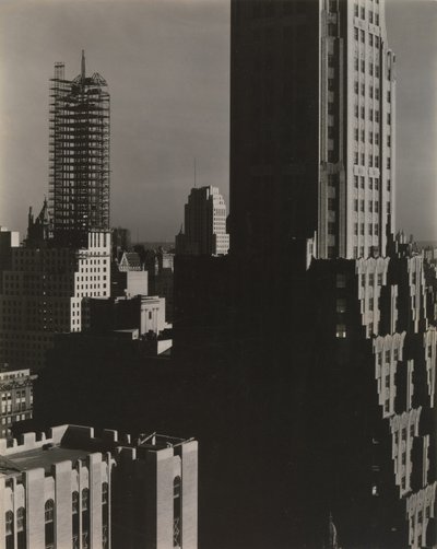 Från mitt fönster på Shelton, North av Alfred Stieglitz