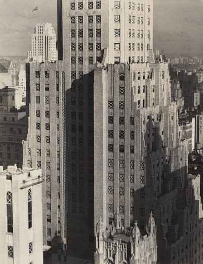 Från mitt fönster på Shelton, norrut av Alfred Stieglitz
