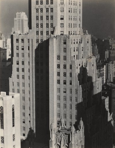 Från mitt fönster på Shelton, norr av Alfred Stieglitz