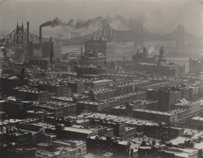 Från rum "3003" - The Shelton, New York, vy mot nordost av Alfred Stieglitz