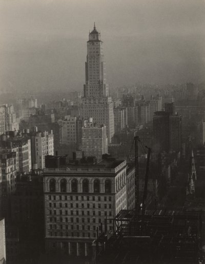 Från The Shelton i New York, 30:e våningen – utsikt mot norr av Alfred Stieglitz