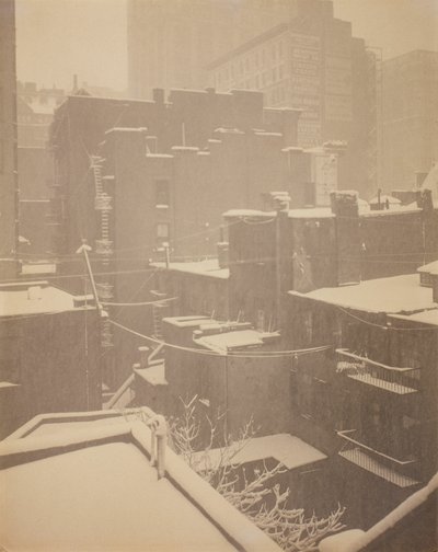Från bakre fönstret "291" av Alfred Stieglitz