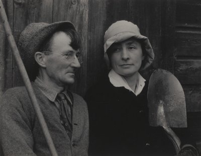 Georgia O’Keeffe och Donald Davidson av Alfred Stieglitz