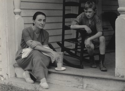 Georgia O’Keeffe och Frank Prosser av Alfred Stieglitz