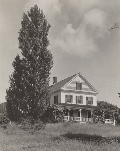 Huset på kullen, Lake George av Alfred Stieglitz