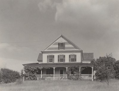 Huset på kullen, Lake George av Alfred Stieglitz