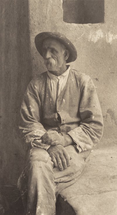 Italiensk murare, Bellagio av Alfred Stieglitz