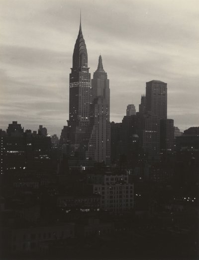 New York från 405 East 54th Street av Alfred Stieglitz