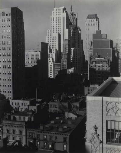 New York från An American Place av Alfred Stieglitz