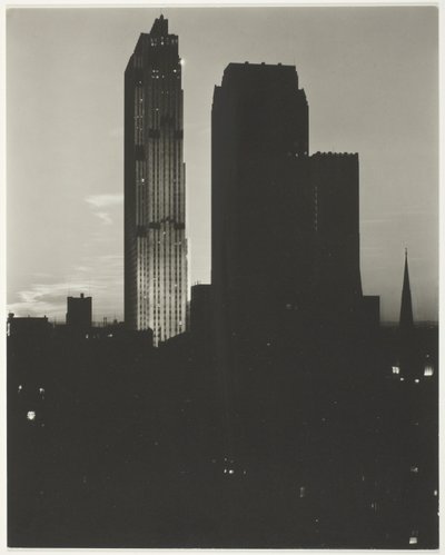 New York från Shelton av Alfred Stieglitz