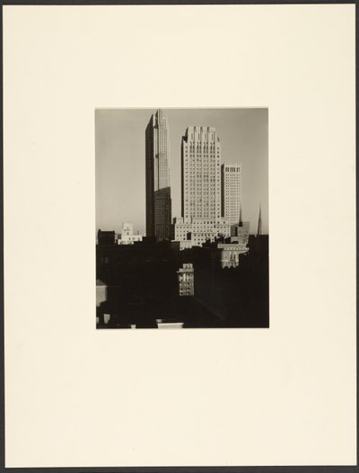 New York från Shelton av Alfred Stieglitz