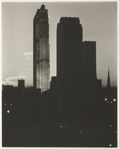 New York från Shelton av Alfred Stieglitz
