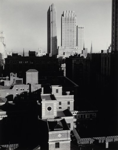 New York sett från Shelton av Alfred Stieglitz