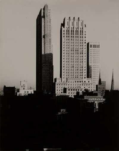 New York från Shelton av Alfred Stieglitz
