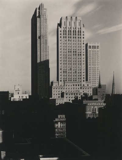 New York sett från Shelton av Alfred Stieglitz