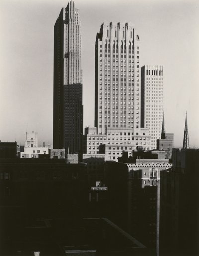 New York från Shelton av Alfred Stieglitz