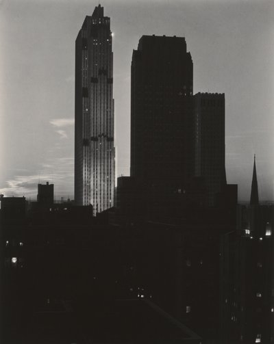 New York från Shelton av Alfred Stieglitz