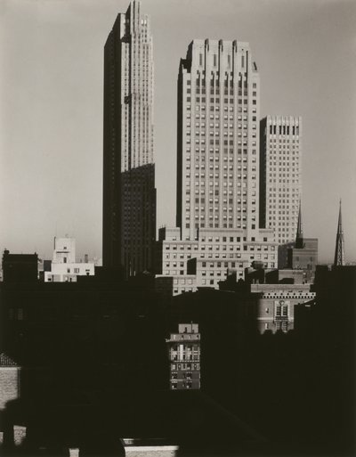 New York från Shelton av Alfred Stieglitz