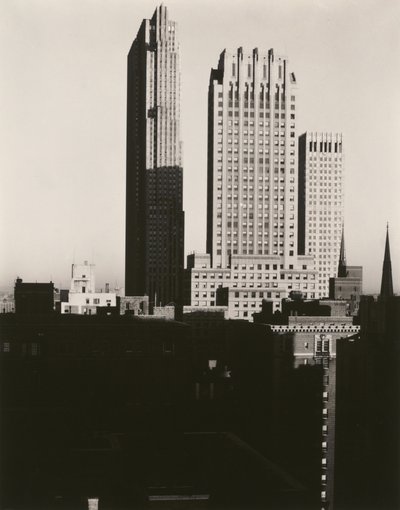 New York från Shelton av Alfred Stieglitz
