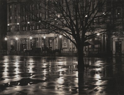 Natt - New York av Alfred Stieglitz