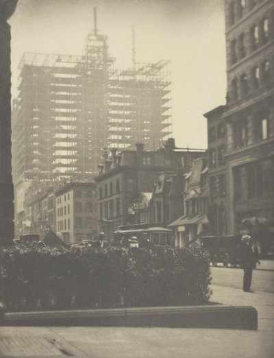 Gamla och New York, 1910. av Alfred Stieglitz