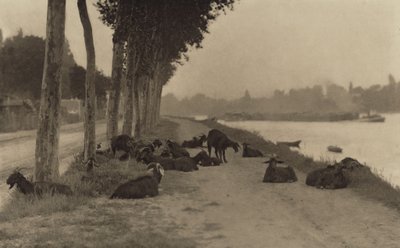Vid Seine – nära Paris av Alfred Stieglitz