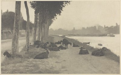 På Seine-nära Paris av Alfred Stieglitz