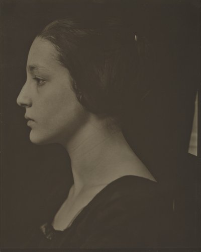 Porträtt av Eva Herrmann av Alfred Stieglitz
