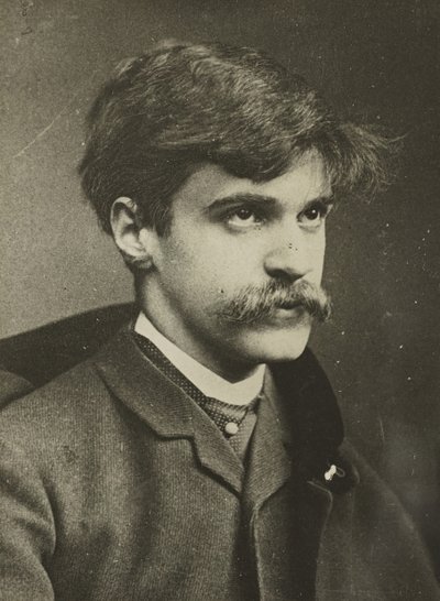 Självporträtt, 1894. av Alfred Stieglitz