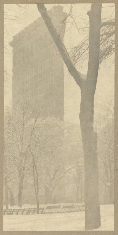 Flatiron -byggnaden av Alfred Stieglitz