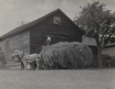 Hövagnen och ladan av Alfred Stieglitz