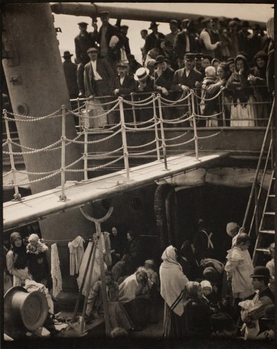 The Steerage, 1907, tryckt 1913 eller före. av Alfred Stieglitz