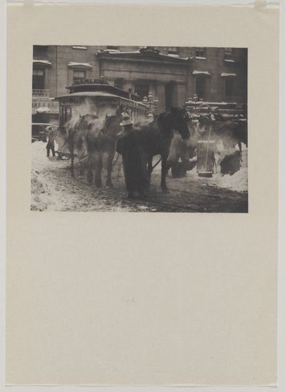 Terminalen, 1893 tryckt 1911. av Alfred Stieglitz