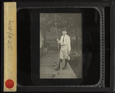 Utan titel (Howard med fiskespö) av Alfred Stieglitz