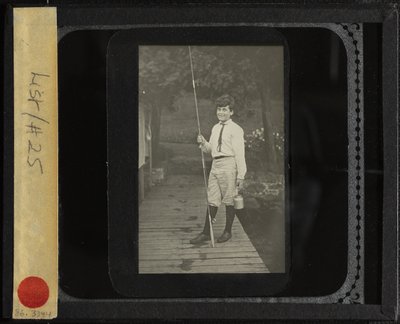 Utan titel Howard med fiskespö, 1910 eller 1912. av Alfred Stieglitz