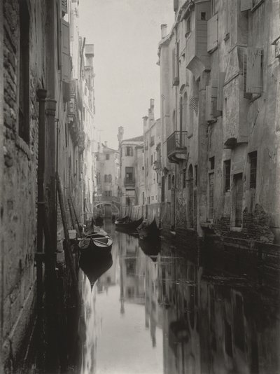 Venetiansk kanal av Alfred Stieglitz