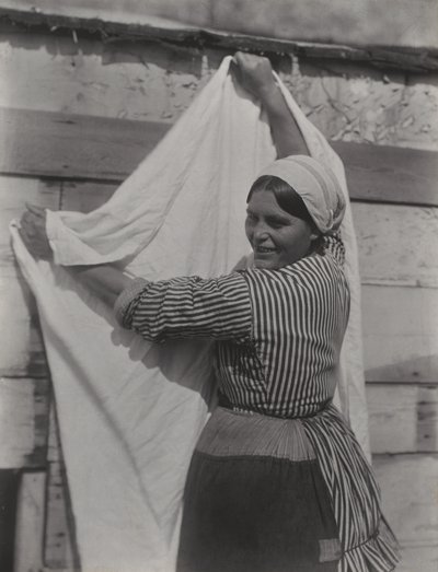 Tvättdag, Katwyk av Alfred Stieglitz