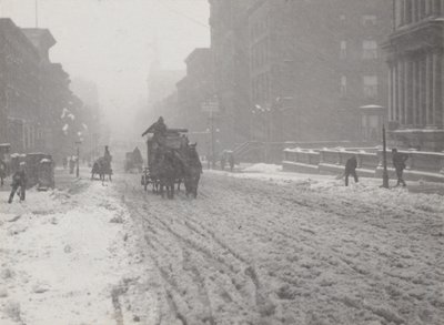 Vinter på Fifth Avenue av Alfred Stieglitz