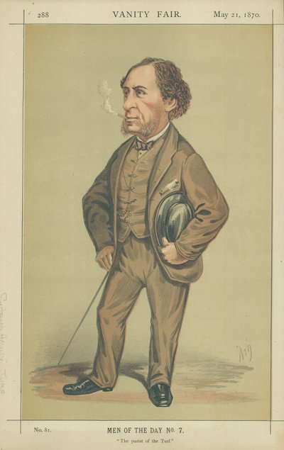 Sir Joseph Hawley (färg litho) av Alfred Thompson