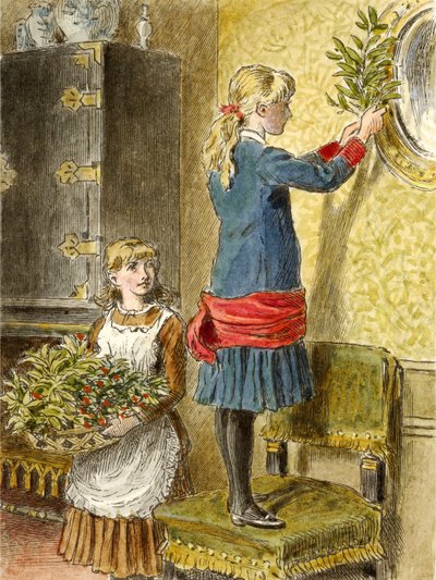 Julpynta, pub. 1854 av Alfred W. Cooper
