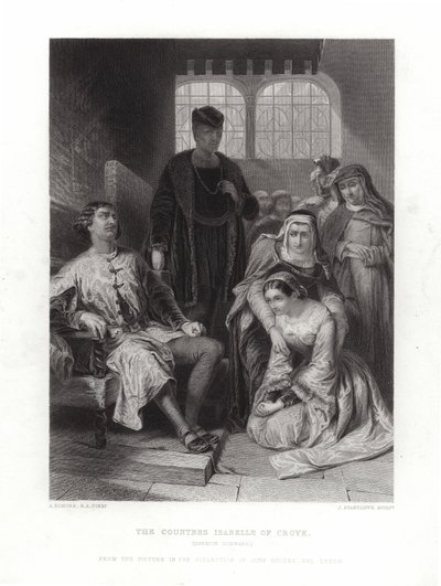 Grevinnan Isabelle av Croye av Alfred W. Elmore