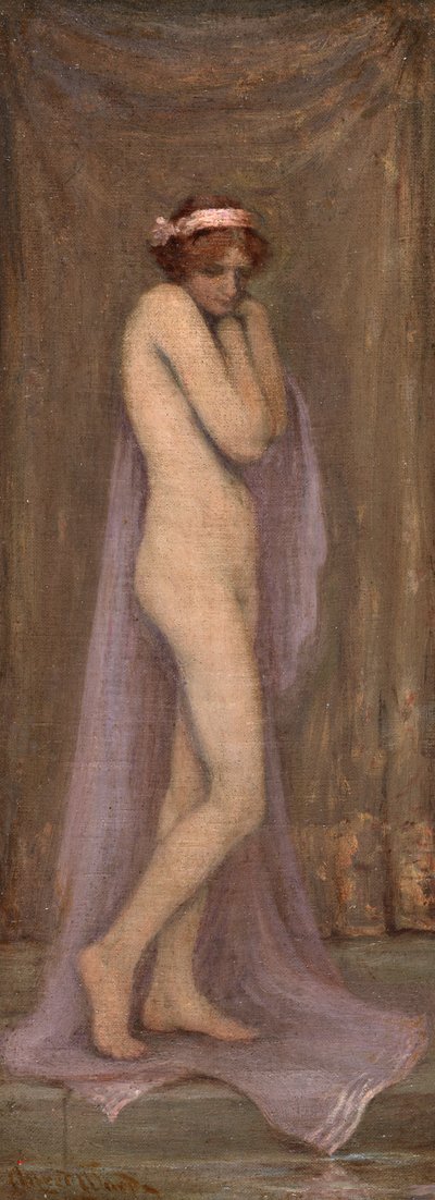 Nakenbilder (olja på duk) av Alfred Ward