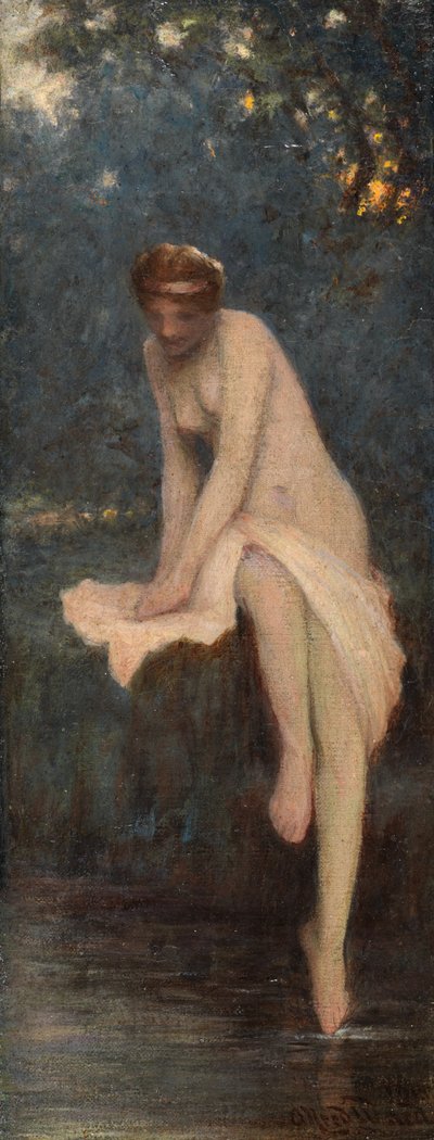 Nakenbilder (olja på duk) av Alfred Ward